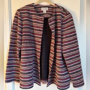 Alfred Dunner Multicolor Knit Sweater